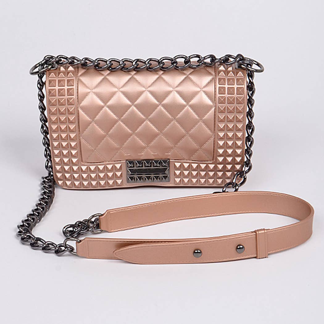 Studded Monotone Clutch