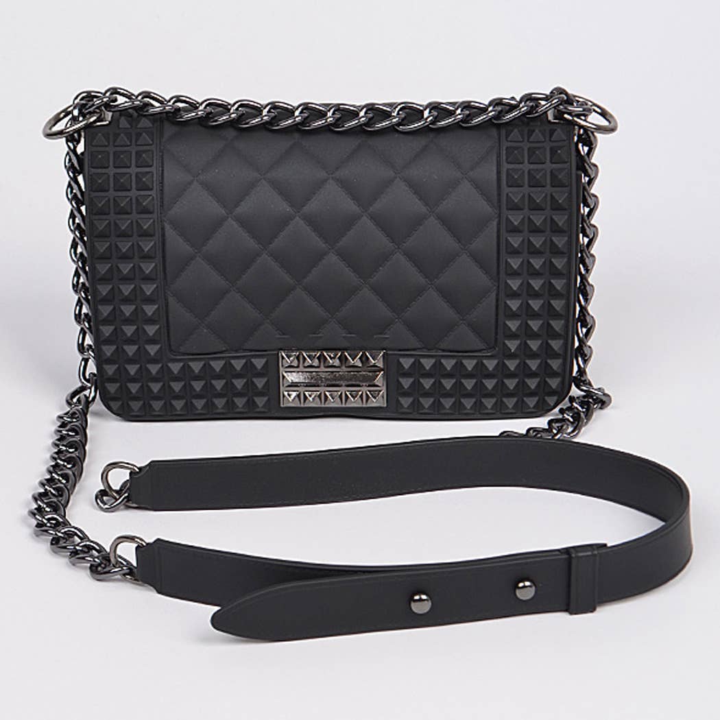 Studded Monotone Clutch