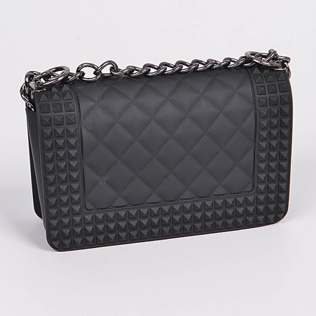 Studded Monotone Clutch