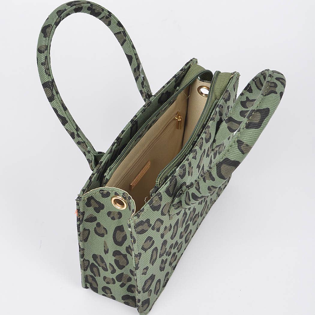 Leo Canvas Medium Tote Bag